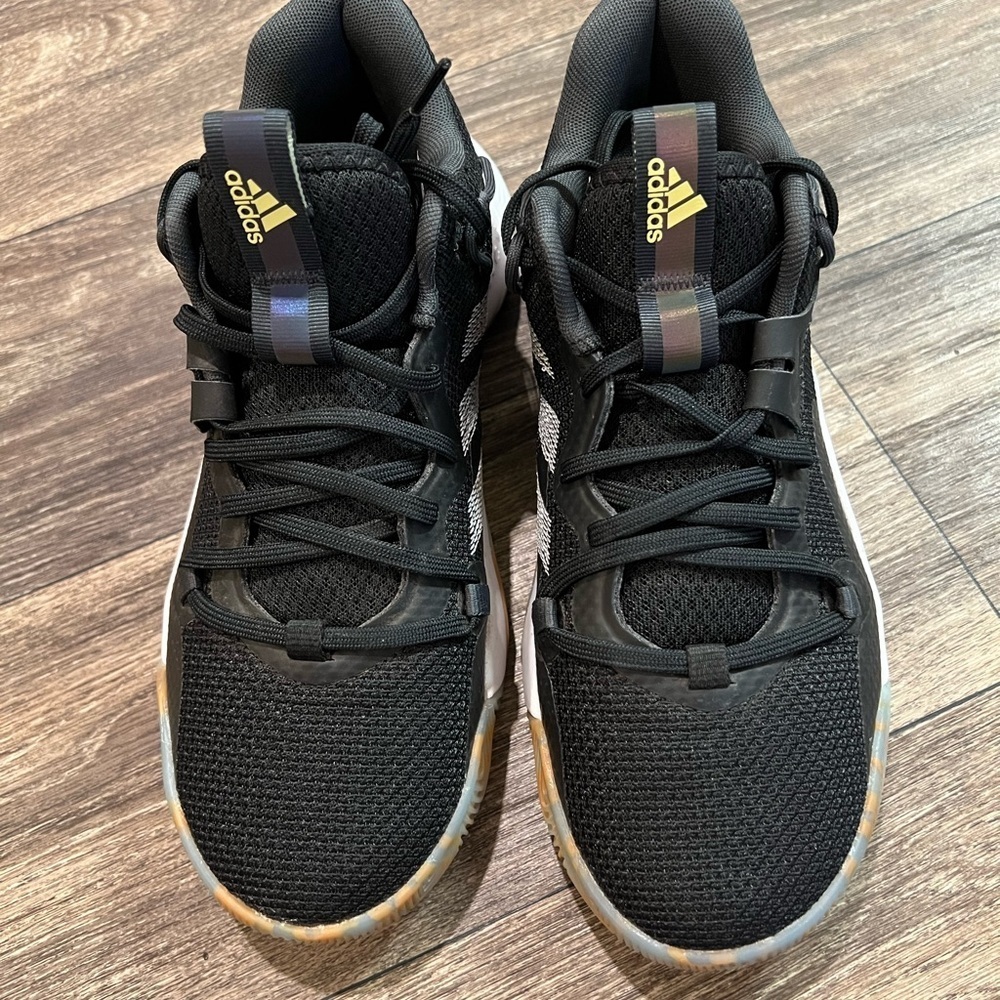 GY6416 Mens Adidas HARDEN STEPBACK 3 Black Marble Basketball Shoes - Picture 10 of 10